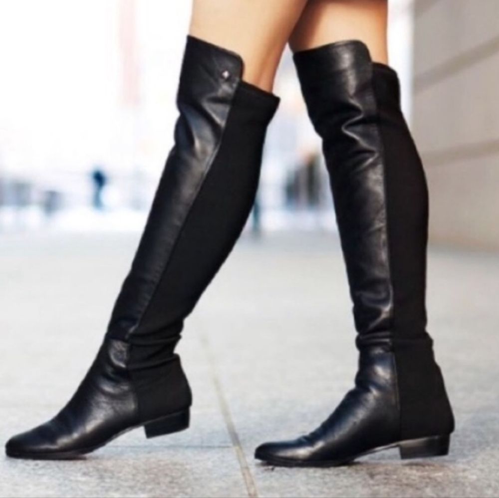 Vince Camuto Karita Black Knee-High Women's Boots